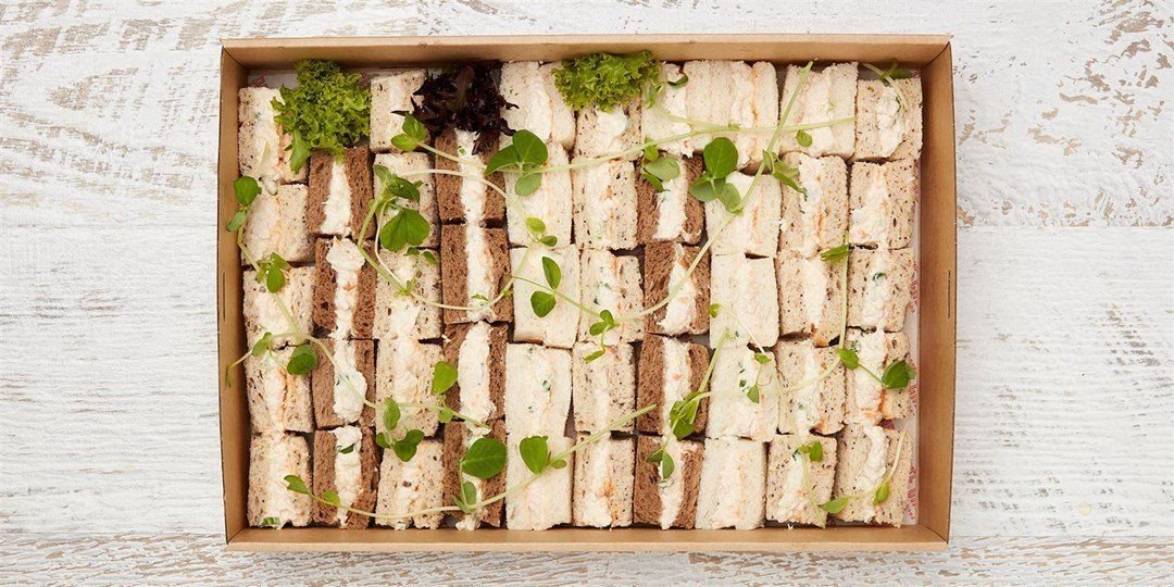 Platter - One Bite Petite Poached Chicken Sandwiches (48 pieces)