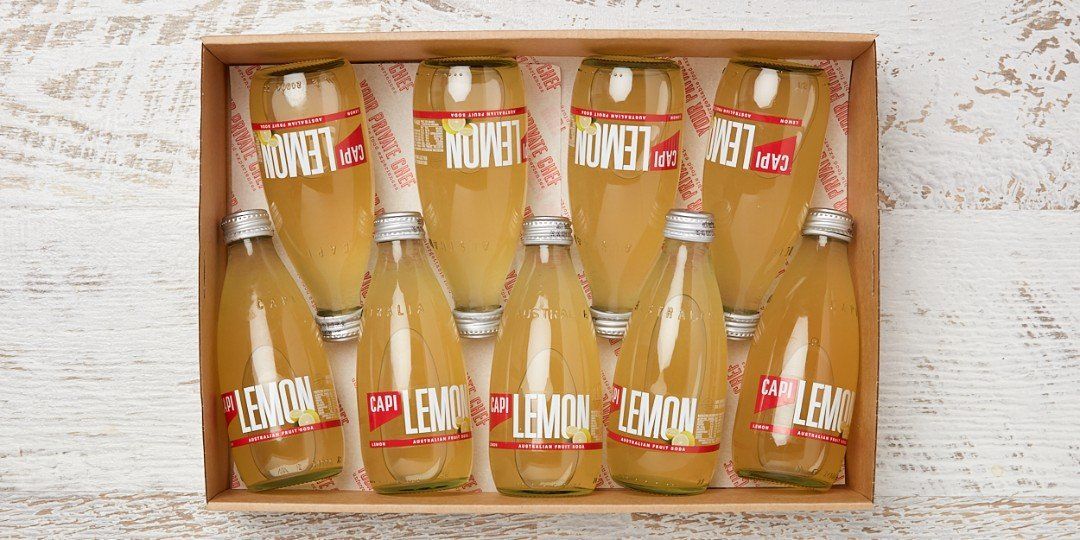 Capi Sparkling Fruit Mineral Water Variety Pack 250ml (Yuzu Lemon/Blood Orange)