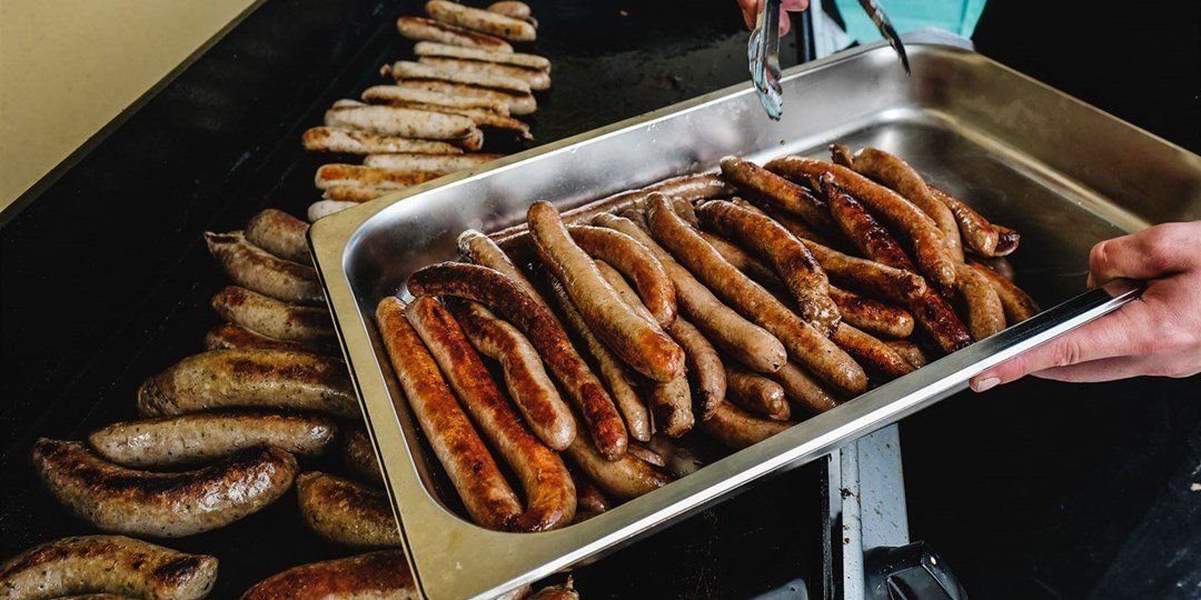 Platter - Chef’s Angus Beef Sausages (grilled and ready to enjoy) (gf) (24 pieces)