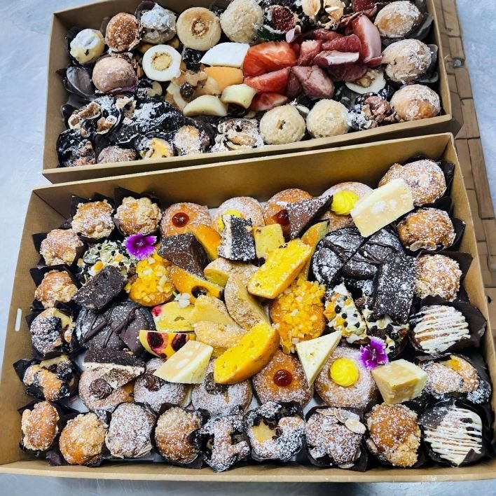 Big Morning Tea Box Collection 62 Piece Sweet Platter ***Contains Nuts***