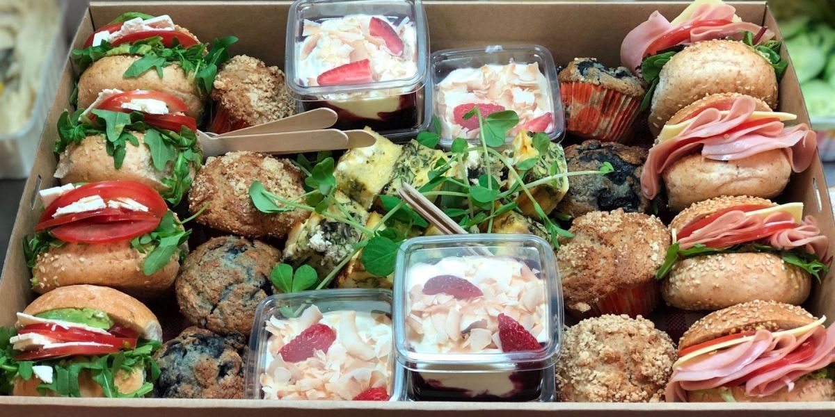 Breakfast variety platter to share - Box Collection (cold)