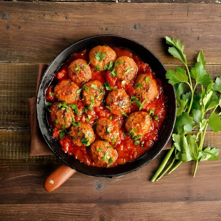 Platter - Italian Meatball Penne Pasta with Napoli - (serves 10 -12)