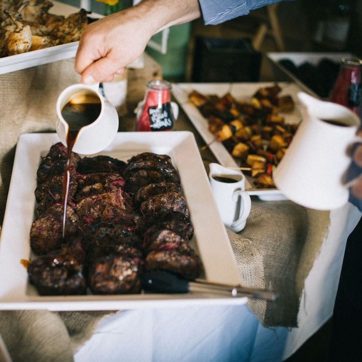 Buffet Package - Gourmet Carvery Station Gluten Friendly Succulent Roasts & Salads
