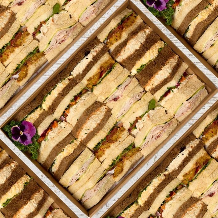 Platter - Halal Sandwiches (24 pieces) - Executive points with assorted Halal fillings