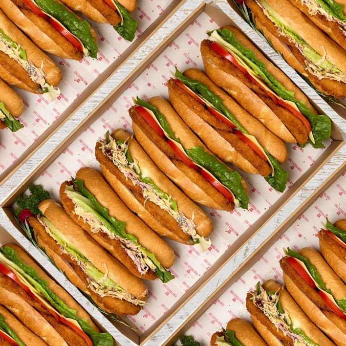 Platter - Fully Loaded Crunchy Chicken Schnitzel Rolls