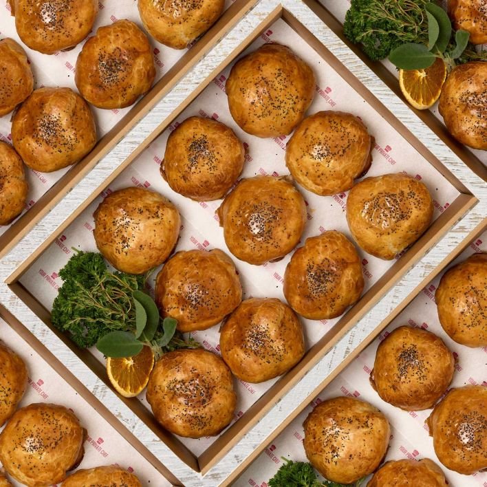 Platter - Mini Beef Wellingtons Wrapped in Flaky Puff Pastry