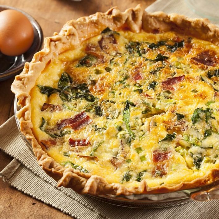 Quiche Tray - Roasted vegetable (V) Serves 8