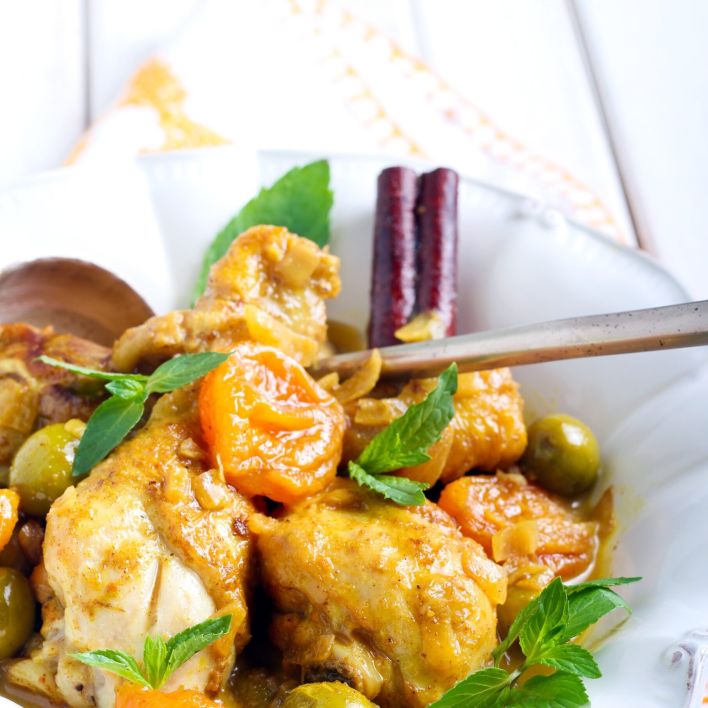 BOWL FOOD - Apricot Chicken w Steamed Rice (gf)