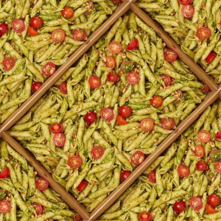Salad Medium - Classic Pesto Pasta Salad (v)