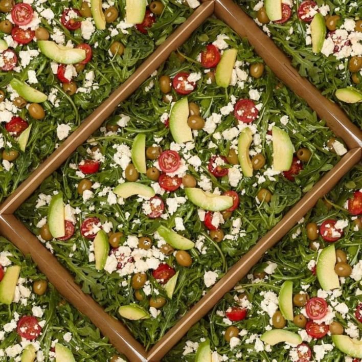 Salad Medium - Wild Rocket and Avocado Salad (v, gf)