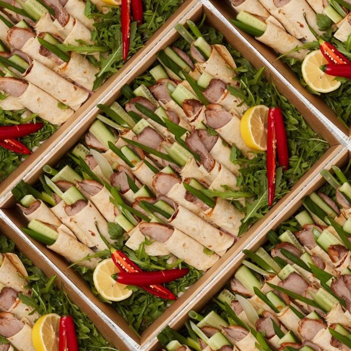 Mini Duck Raps Peking Duck Wraps Box