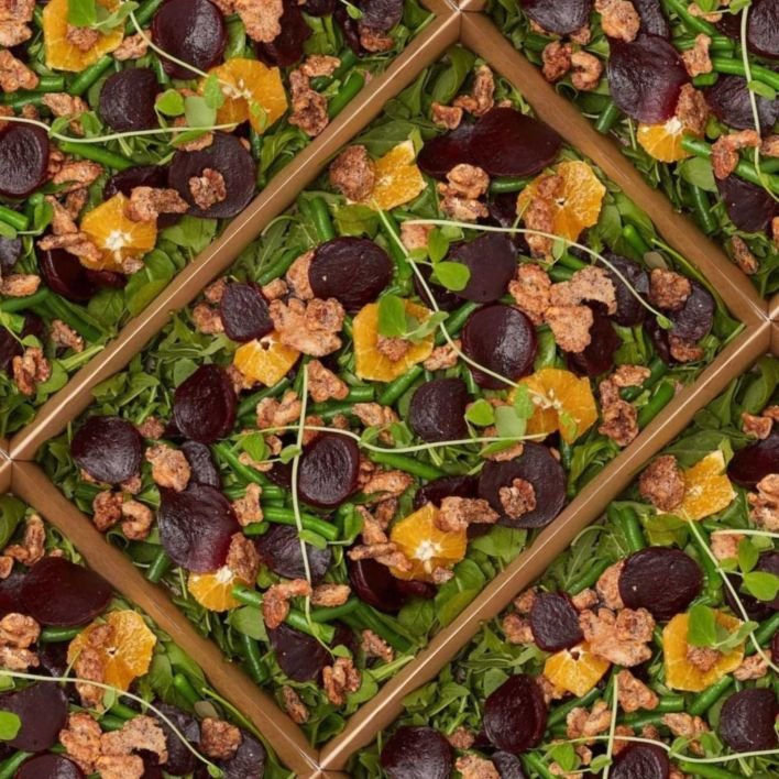 Salad Medium - Roasted Beetroot Salad (v, gf) *contains nuts