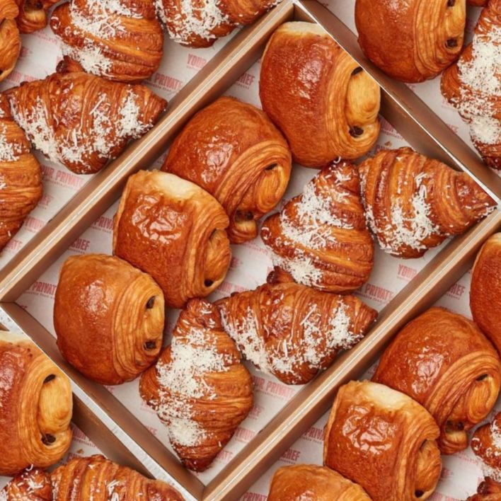 Large Chocolate Croissant Pastry from Noisette Bakery