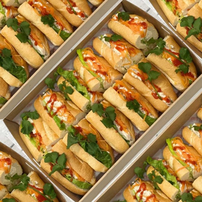 Platter - Fully Loaded Vietnamese Pulled Poached Chicken Rolls