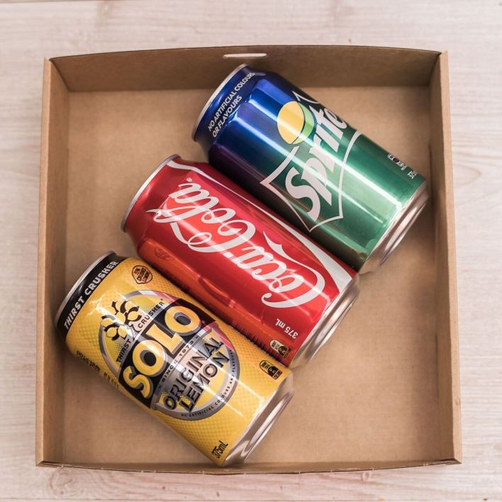 Soft drinks - variety in cans (375ml)