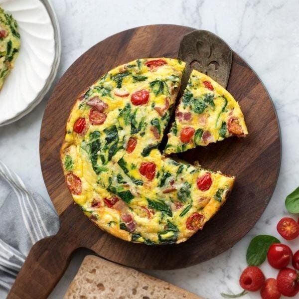 Frittata Large Tray (HOT) - Roast vegetable (V, GF) (serves up to 10)