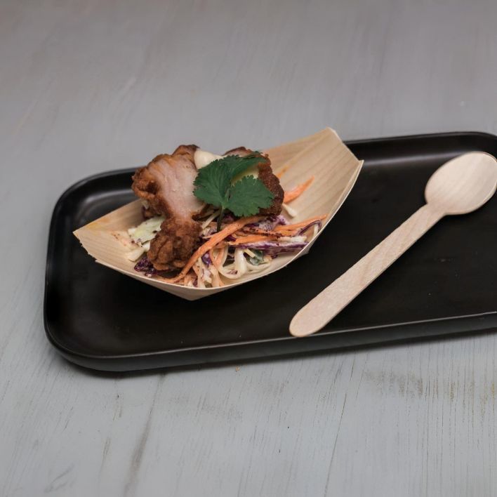 Karaage Chicken – Fried Japanese Sake Marinated Chicken Bits, Dill Aioli (gf)