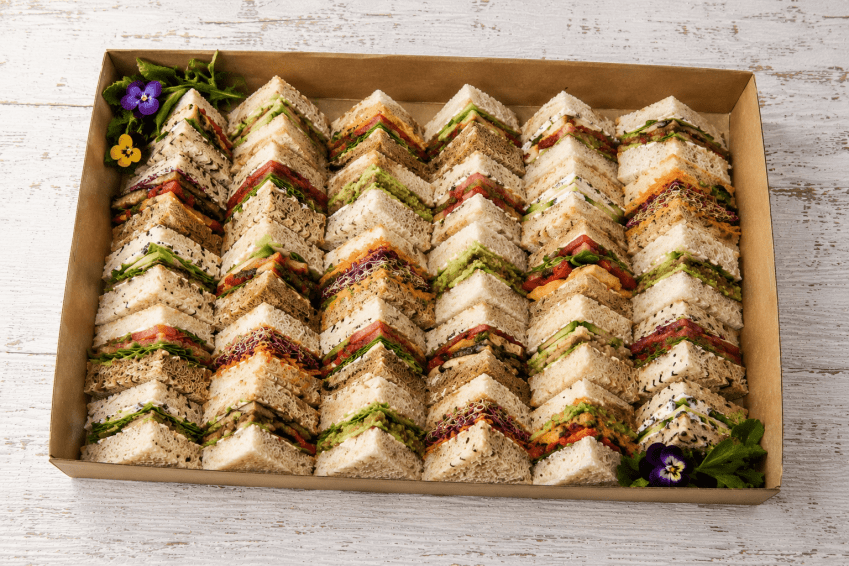 Platter - Vegan & Vegetarian Sandwich Executive Points Box (24 pieces)