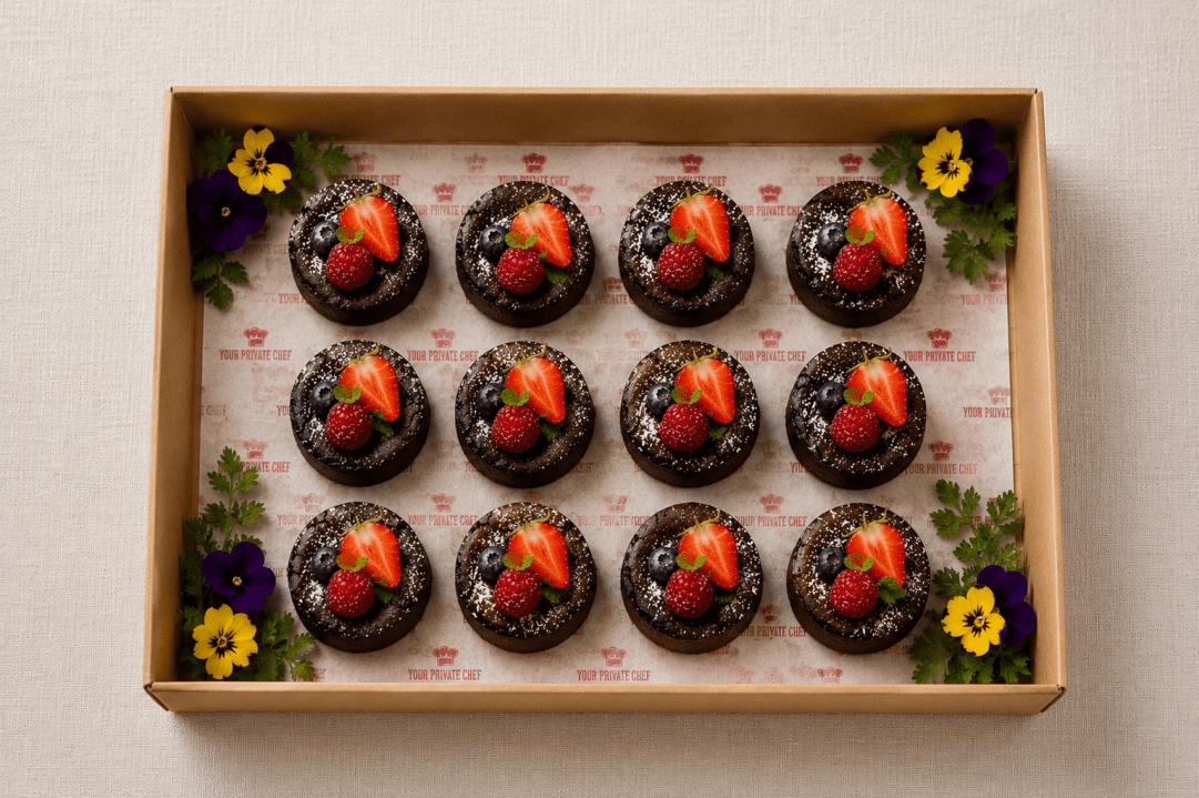 Petit Flourless Chocolate Mud Cakes 1.5 inch (12 pieces)