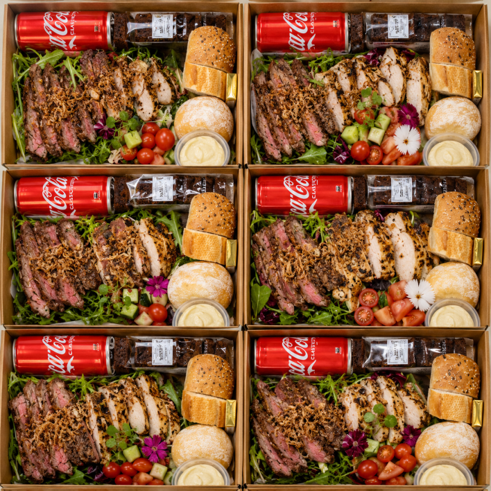 Individual Cold Meats and Salad Box