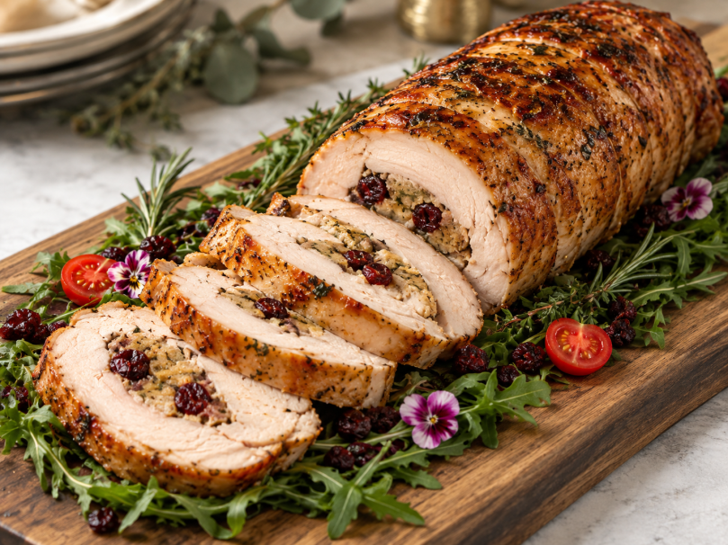 Turkey Breast Roll stuffed w/ Chestnut and Cranberry 3kg
