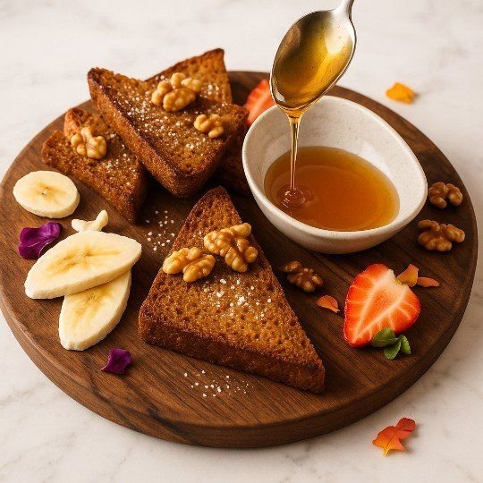 Banana Bread - served with honey & cinnamon - regular