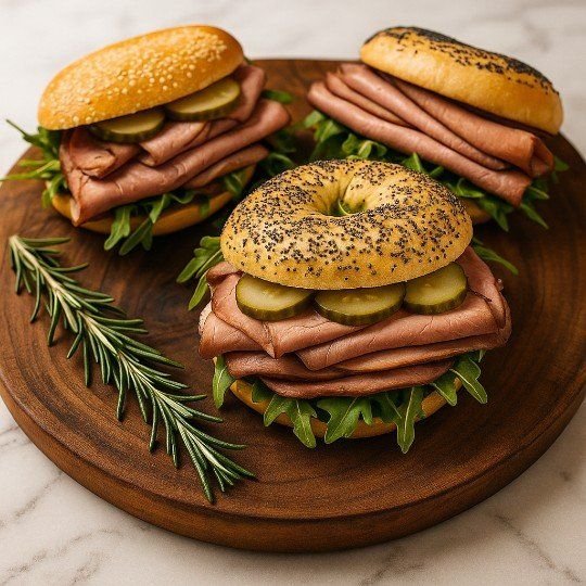 Large Bagel - Chefs Choice (as per menu gourmet fillings)