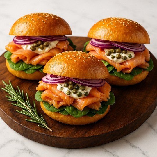 Large Brioche Roll - Chefs Choice (as per menu gourmet fillings)