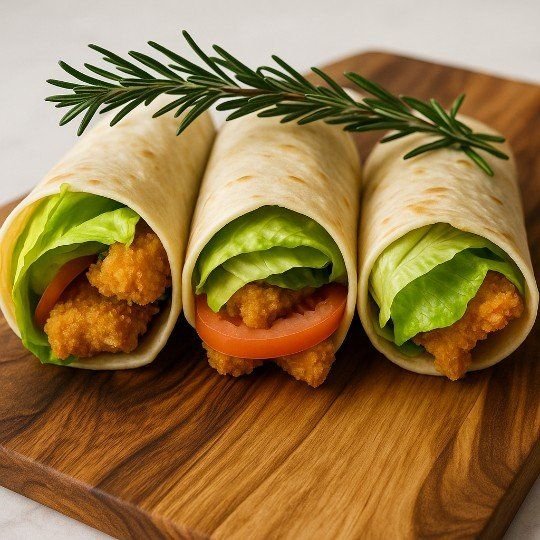 Large Roti Wrap - Chefs Choice (as per menu gourmet fillings)