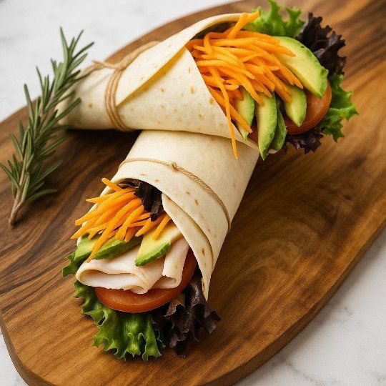 Large Tortilla Wrap - Chefs Choice (as per menu gourmet fillings)