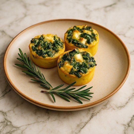 Mini Fritatta - Spinach & Ricotta (nf/veg/gf)