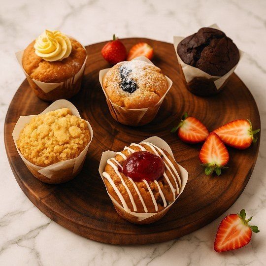 Muffins - apple, blueberries, chocolate, banana - regular
