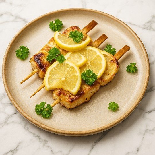 Lemon & herb marinated chicken skewer (gf/df)