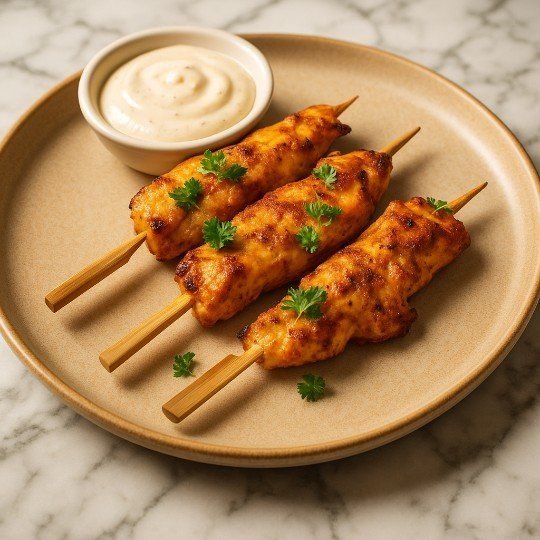 Peri peri chicken skewer w lime mayonnaise (gf/df)