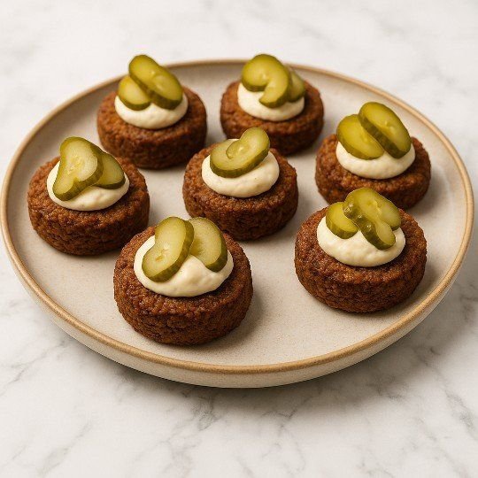 Homemade baked falafel with hummus (vgn/nf/gf/veg)