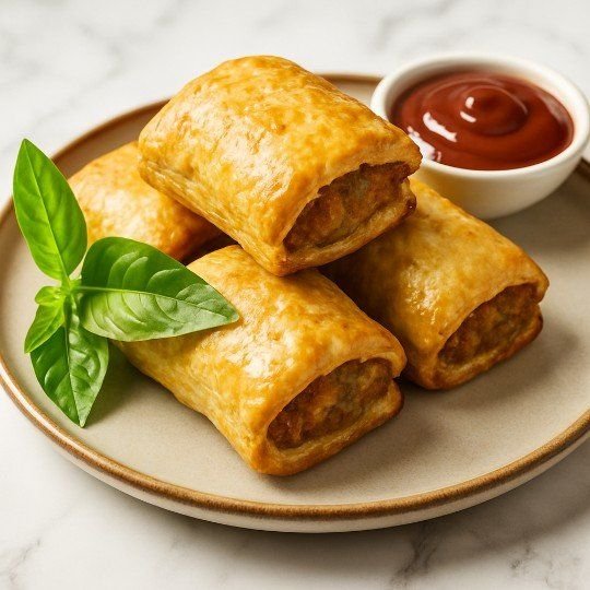 Signature sausage roll w tomato sauce (nf)