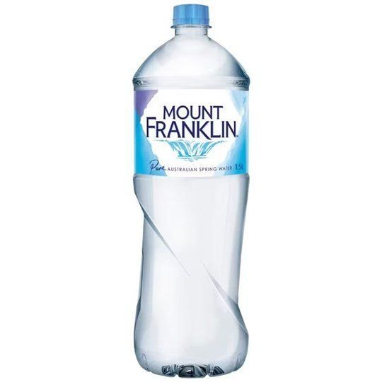 **Bottled Water 1.5L (serves approx 7)