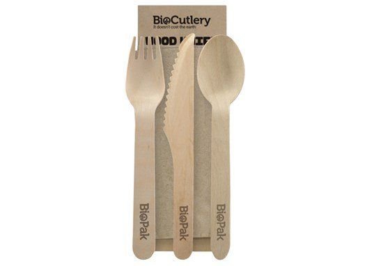 *Bio Pack - Cutlery, Napkin & Plate
