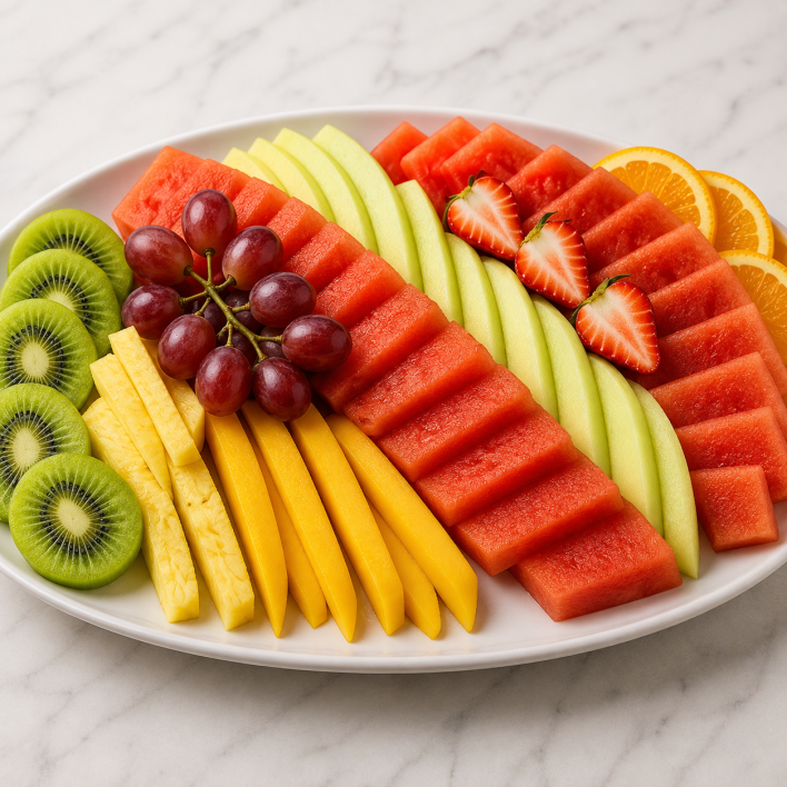 Fruit platter - assorted seasonal fruits (nf/gf/vgn) - Large (12-16 people)