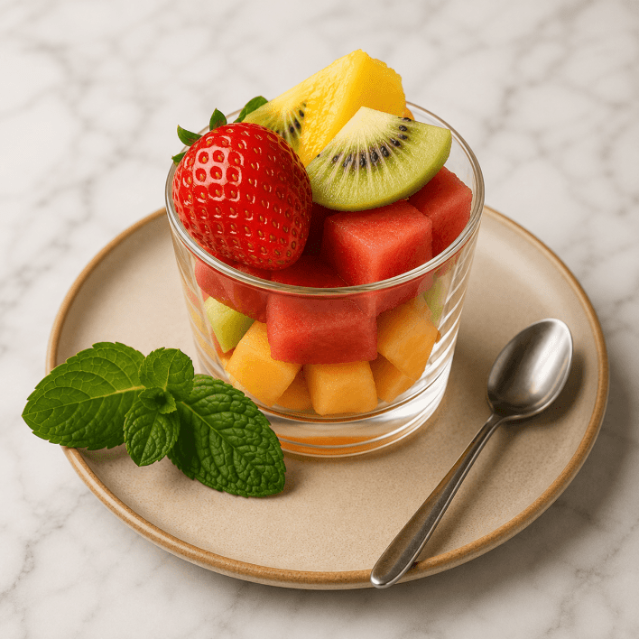 Individual fruit salad - assorted seasonal fruits (nf/vgn/gf) - regular