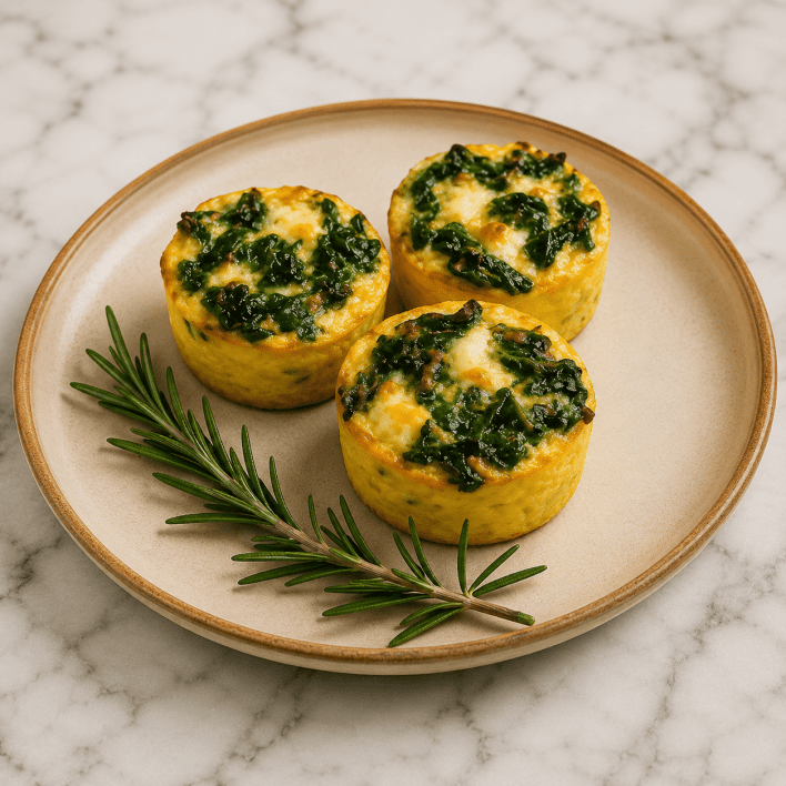 Mini Fritatta - Spinach & Ricotta (nf/veg/gf)