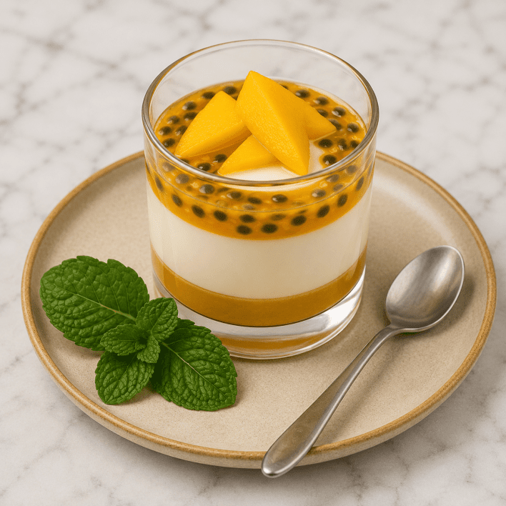 Low fat fruit yoghurt - mango & passionfruit - regular