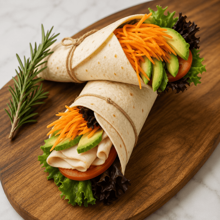 Large Tortilla Wrap - Chefs Choice (as per menu gourmet fillings)
