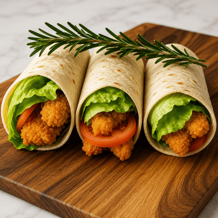Large Roti Wrap - Chefs Choice (as per menu gourmet fillings)