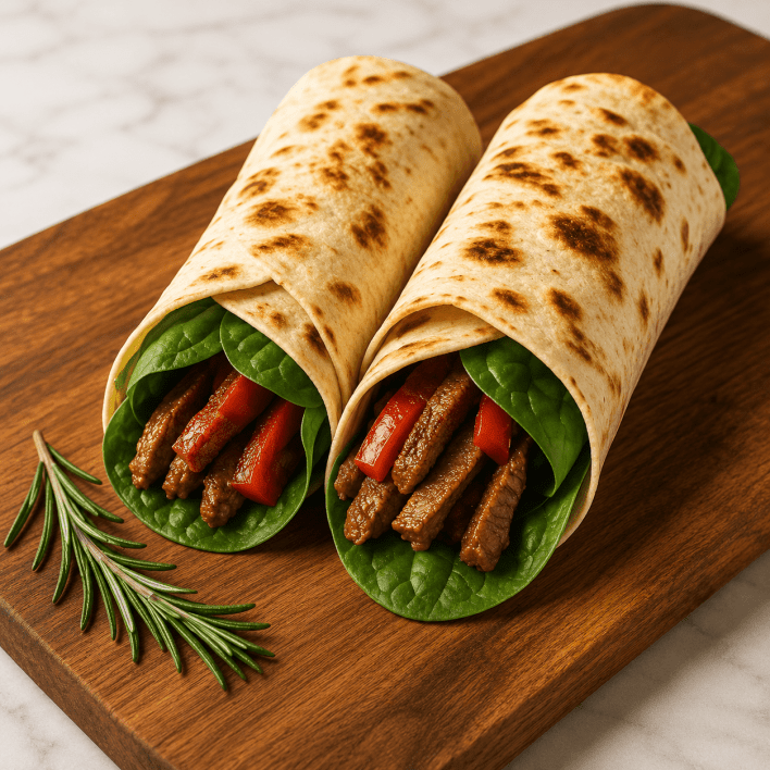 Large Pita Wrap - Chefs Choice (as per menu gourmet fillings)