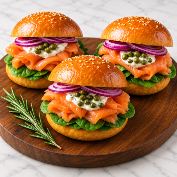 Large Brioche Roll - Chefs Choice (as per menu gourmet fillings)